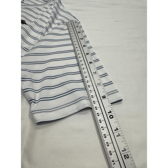 Rip Curl Men's Plain Stripe Short Sleeve Rashguard Top - Picture 9 of 9